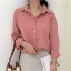 BGTEEVER All match Loose Female Shirts Blouses Single breasted Full Sleeve Female Shirts Tops 2020 Spring Summer Women Blusas|Blouses & Shirts|