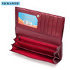 VICKAWEB Long Thick Wallet Female Fashion Alligator Purse Women Genuine Leather Standard Wallets Hasp womens wallets and purses|Wallets|