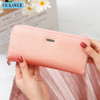 VICKAWEB Wristlet Wallet Purse Genuine Leather Wallet Female Long Zipper Women Wallets Card Holder Clutch Ladies Wallets AE38|ladies wallet|leather walletgenuine leather wallet
