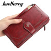 Baellerry Women Wallets Long Luxury Large Capacity High Quality Female Wallets Red Phone Holder Zipper Women Purse|Wallets|