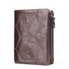 Genuine Leather Women Wallets Female Fashion Zipper Small Short Coin Purses Holders Retro Wallet and Purse portfolio|genuine leather women wallet|leather women walletfashion women wallets
