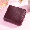 Contacts Genuine Leather small Wallet women short card holder wallets for women hasp coin purse mini Clutch bag portfel damski|Wallets|