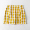 90s Vintage Plaid Mini Cara Skirt Women Streetwear Harajuku Fashion Girls High Waist Skirts Summer Split Korea Pant Skirt Femme|Skirts|