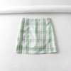 90s Vintage Plaid Mini Cara Skirt Women Streetwear Harajuku Fashion Girls High Waist Skirts Summer Split Korea Pant Skirt Femme|Skirts|