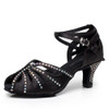 Hot New Stye Salsa Jazz Ballroom Square Practice Latin Dance Shoes for Women Dancing Dancers High Heels Satin Sandals|Dance shoes|
