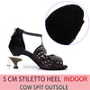 Hot Elegant Jazz Salsa Outdoor Rubber Sole Practice Latin Dance Shoes for Dancing Women Sexy Stylish High Heel Satin Sandals|Dance shoes|