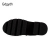 Gdgydh Wholesale Autumn Ankle Boots For Women Motorcycle Boots Chunky Heels Casual Lacing Round Toe Platform Boots Shoes Female|Ankle Boots|