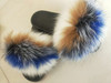 Fur Fox Fur Sandals Fur Slides Fur Shoes Women Fur Shoes Women Women Shoes Furry Slippers Women Flip Flops Women|Slippers|
