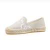 Women's Classic Cap Toe Slip on Platform Simple Espadrilles Embroidered Loafers|Women's Pumps|