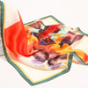 100% Nature Silk Square Scarf Women Oil Painting Real Silk Neckerchief Bandana Kerchief Pure Silk Headscarf Neck Scarf 53x53cm|Women's Scarves|