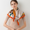 Women 100% Real Silk Square Scarves Bandana Print Echarpe Headscarf Nature Silk Shawl Hair Scarf Silk Neck Scarf Foulard Female|Women's Scarves|