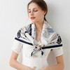 Women 100% Real Silk Square Scarves Bandana Print Echarpe Headscarf Nature Silk Shawl Hair Scarf Silk Neck Scarf Foulard Female|Women's Scarves|