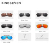 KINGSEVEN Brand Design Polarized Aluminum Sunglasses Male Driving Blue Mirror Sun glasses for Men Goggles Eyewear Gafas De Sol|Men's Sunglasses|