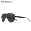 KINGSEVEN New Oversized Sunglasses Men And Women Polarized Mirror Lens Goggles UV Protection Men's Glasses Stainless Steel N7762|Men's Sunglasses|