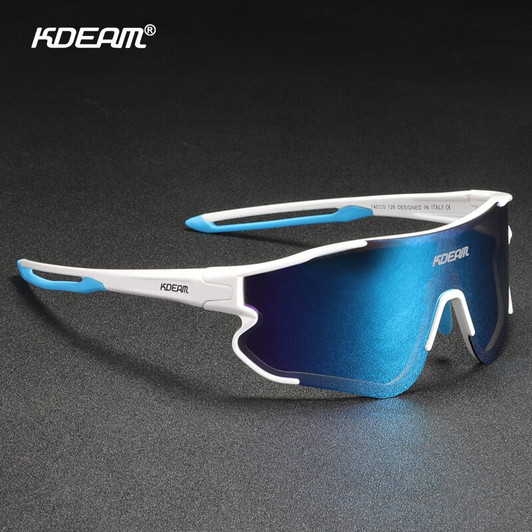 KDEAM Durable TR90 Men's Sports Sunglasses Polarized Scratch resistant 1.1mm Thickness Lens Coating Sun Glasses Man KD0801|Men's Sunglasses|