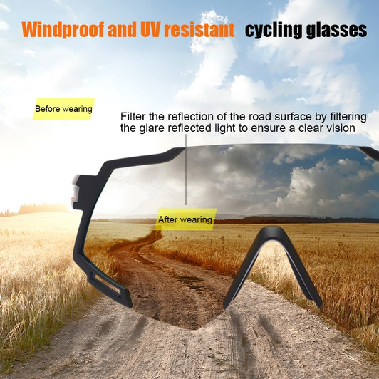 DONGSUNG Cycling Glasses Sport Glasses Men Running Sunglasses MTB Road Cycling Eyewear Photochromic Bicycle Protection Goggles|Cycling Eyewear|