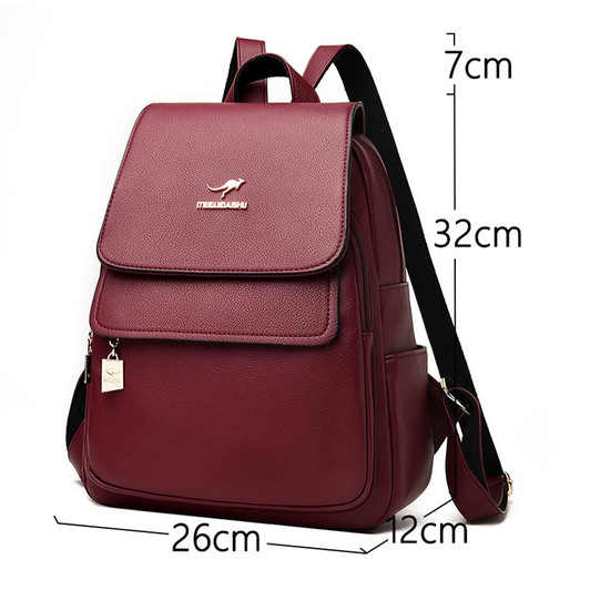 2021 New Designer Backpack Women High Quality Pu Leather Backpack Large Capacity School Bags for Girls Large Travel Backpack| |
