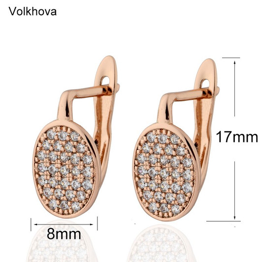 Simple Round Earrings Cubic Zirconia Copper Earing Classic Wild Personality Jewelry Earrings For Women Friend Gift|Drop Earrings|