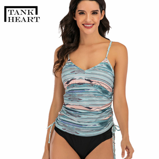 Sexy swimsuit Two piece Swimsuit plus size swimwear large sizes tankini swimsuits women swimming Beachwear swim wear sweamwear|Body Suits|