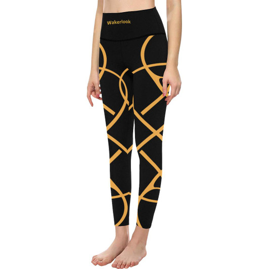 Women's High-Waisted Wakerlook Leggings-DELETED-1611793060