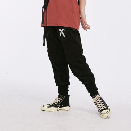 Detachable Multi-Pocket Cargo Pants Men Harajuku Hip Hop Streetwear Detachable Multi-Pocket Cargo Pants Men Harajuku Hip Hop Streetwear