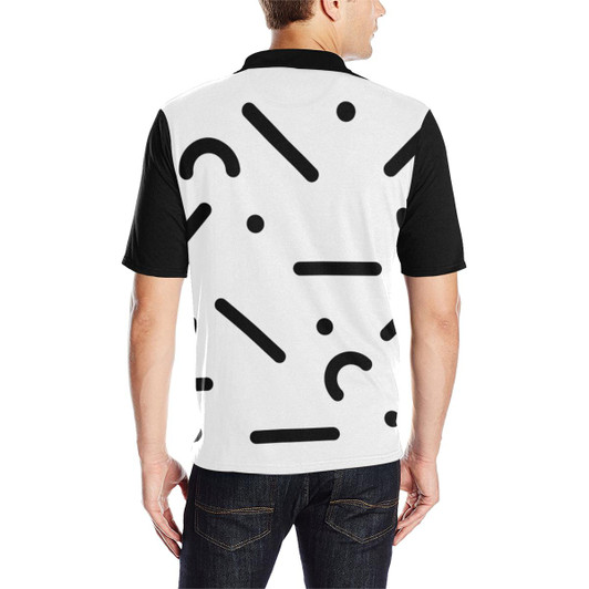 Wakerlook Men's All Over Print Polo-DELETED-1611792783