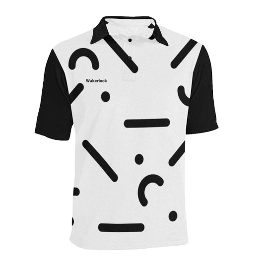 Wakerlook Men's All Over Print Polo-DELETED-1611792783
