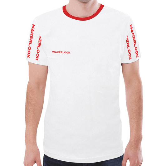 Fashion RED Wakerlook T shirt-DELETED-1611792034