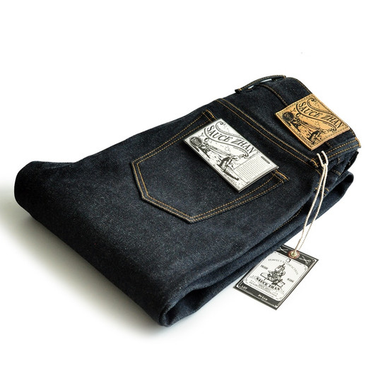 SauceZhan 315XX 18OZ Men Jeans Denim Jeans for Men Taper Fit Selvedge