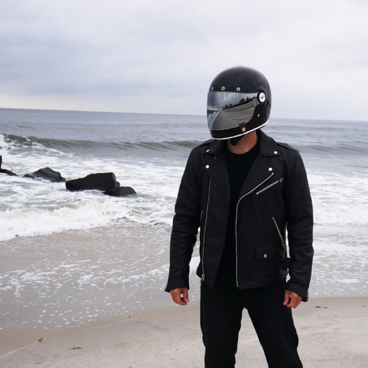 Enforcer - Men's Leather Motorcycle Jacket-DELETED-1609950943