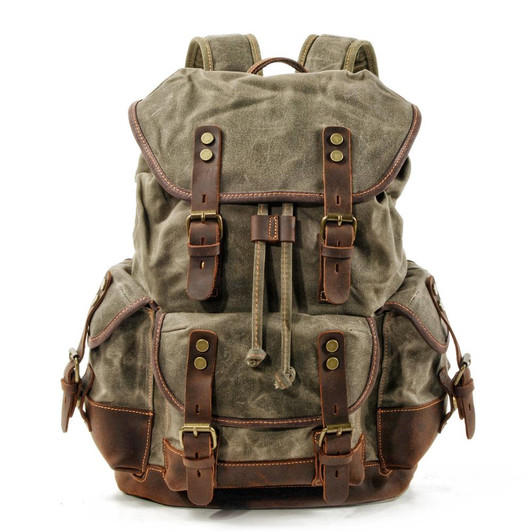 Waterproof Waxed Canvas Backpack
