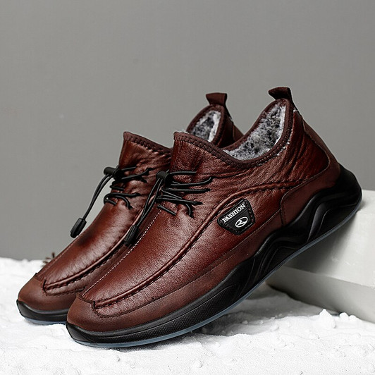 Plush Warm Men Casual Shoes
