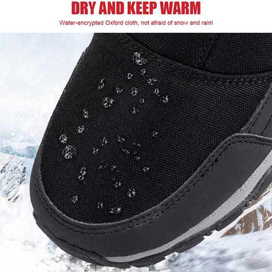 Men Boots 2020 Winter Shoes men Warm Snow Boots Mid calf Men Winter Shoes Thick Plush 30% Wool Winter Boots Non slip|Snow Boots|