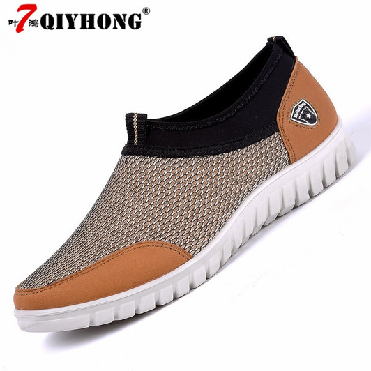 Men's Casual Shoes Sneakers Summer Mesh Breathable Comfortable Men Shoes Loafers footwears Slipon Walking Big Size 38 48|Men's Casual Shoes|
