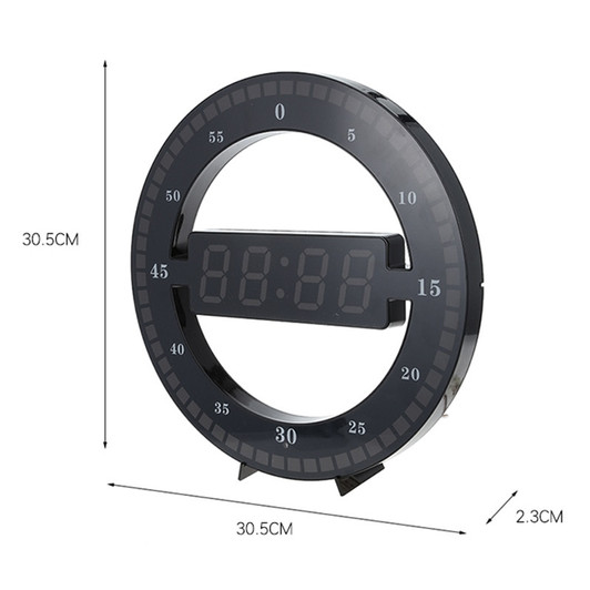 LED Digital Wall Clock Modern Design