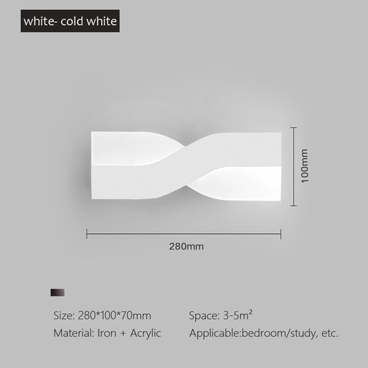 Modern Minimalist Bedside Wall Lamp