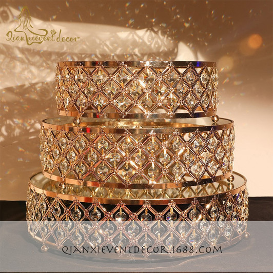 Golden Crystal Cake Stand Golden Crystal Cake Stand