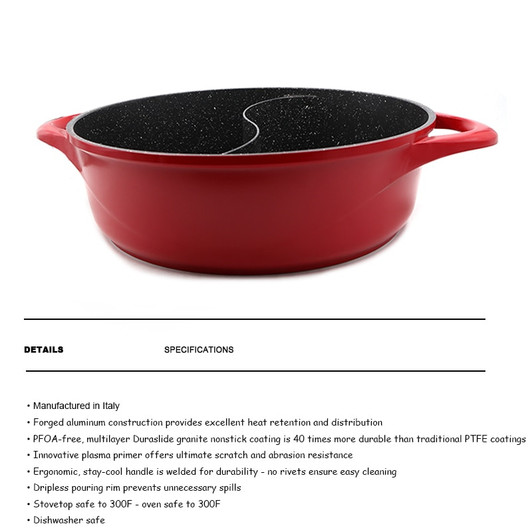 Star Granite Coating Sauce Pot