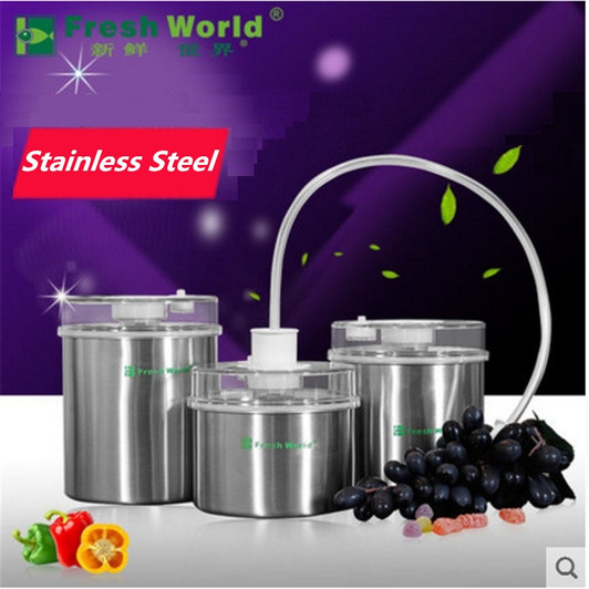 Stainless Steel Food Storage Vacuum Stainless Steel Food Storage Vacuum