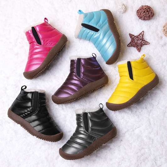 2020 Winter Boots Girls Waterproof Snow Shoes Kids Toddler Keep Warm Children For Girl Boys Boots Ankle Winter Baby Shoe Buty|Boots|