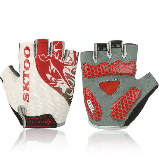 Summer MTB Bicycle Cycling Gloves Silicone Non slip Half Finger Bike Gloves for Men Women Gloves Bycicle Accessories|bike gloves|cycling glovesbiking gloves for men