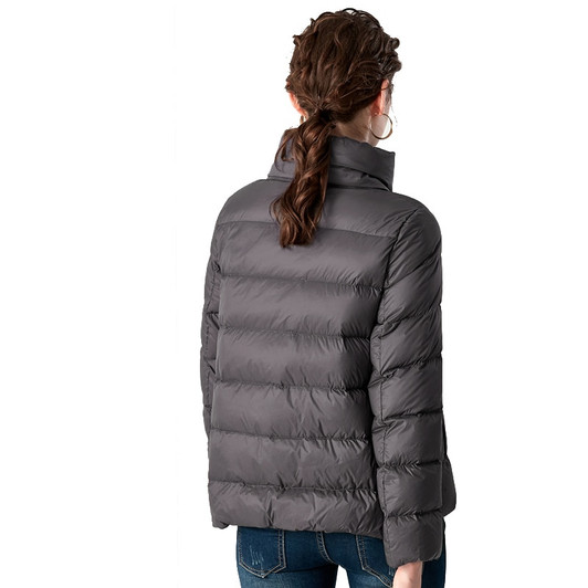 New Winter Women Ultra Light Down Jacket Stand Collar Coat Brand Jackets Weightless Parkas Bread Collar Warmness Puffer Jacket|Down Coats|