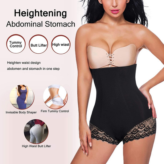 Twinso Lace Sexy Lingerie High Waist Trainer Tummy Control Panties Body Shaper Girdle Butt Lifter Shapewear Women Slim Underwear|Control Panties|