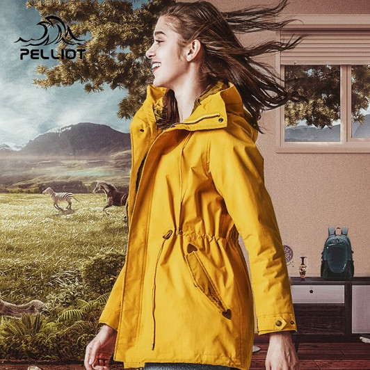 pelliot camping tourism female jacket winter jackets softshell windbreakers waterproof warm Blazer women heated autumn coat|Hiking Jackets|