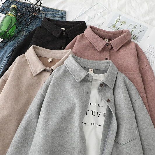 Women Blouses Shirt Tunic Womens Tops And Blouse 2020 Womenswear Long Sleeve Clothing Button Up Down Thick Velvet Winter Vintage|Blouses & Shirts|