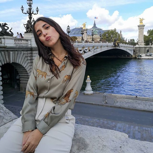 Aachoae Women Blouses Long Sleeve Turn down Collar Casual Tops Leopard Print OL Style Office Shirt Ladies Loose Blouses Blusas|Blouses & Shirts|