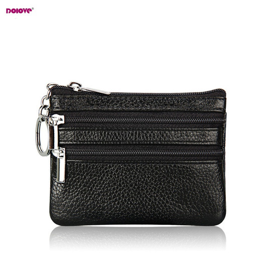 DOLOVE Brand New Genuine Leather Coin Purse Women Small Wallet Change Purses Money bag Zipper Card Holder Dollar Wallets|dollar wallet|women small walletwoman small wallet brand