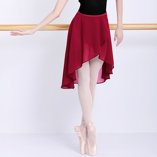Ballet Skirt Women Adult Long Wrap Chiffon Skirt Ballet Tutu Skate Skirt Adjustable Buckles Ballerina юбка Dance Wear|Ballet|
