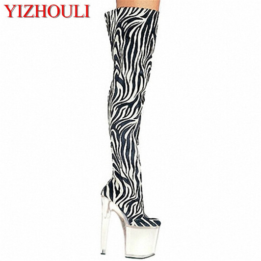 20cm High Heeled Shoes Strap Tall Boots Platform Clubbing Exotic Dancer Boots Hasp 8 Inch Sexy Womens Gladiator Thigh High Boots|gladiator thigh high boots|thigh high bootstall boots