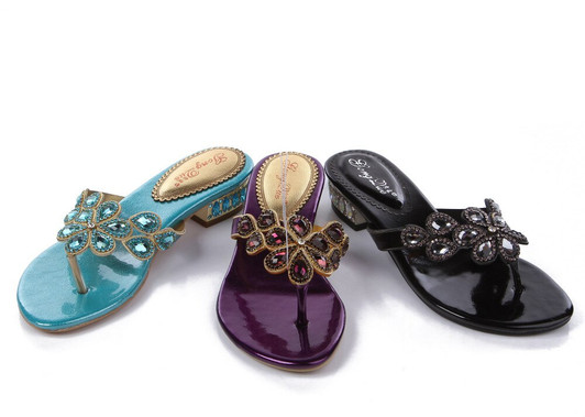 New Top quality Hot Summer Crystal Flip flops Thick with low high heel shoes Women's Slippers Rhinestone thong flip flops|thong slippers|women slippersshoes woman slippers